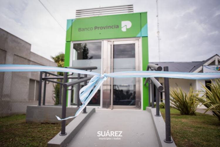 Santa Trinidad tiene dos cajeros automáticos del Banco Provincia