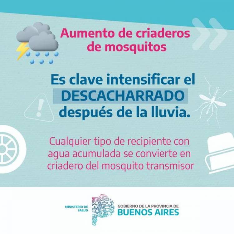 Reiteramos las medidas de prevención para evitar criaderos de mosquitos