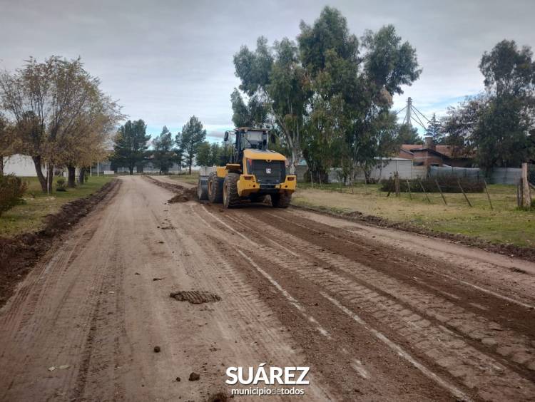 Activos trabajos en la localidad de Pasman y diversos barrios de Suárez