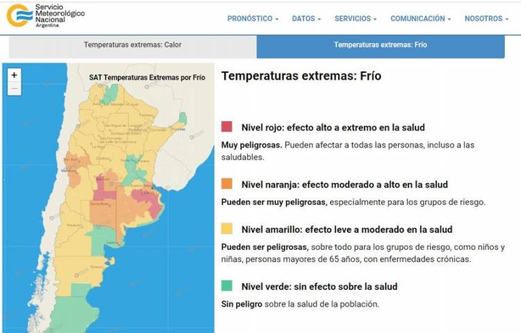 ALERTAS METEOROLOGICAS PARA HOY