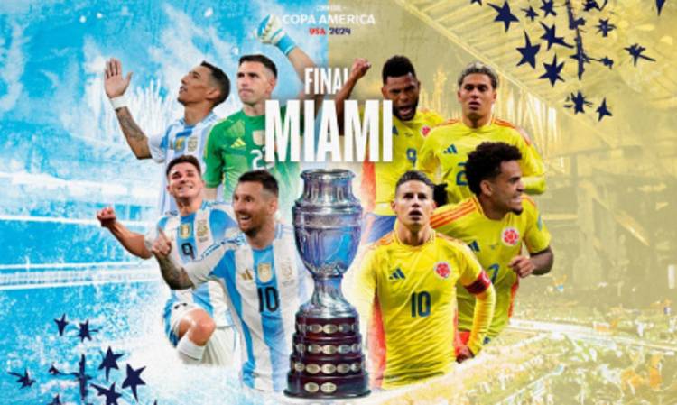 Cuándo juegan Argentina y Colombia la final de la Copa América
