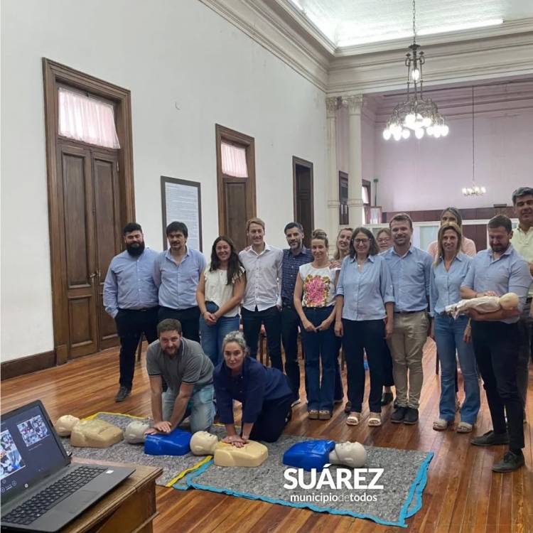 Trabajadores Municipales realizaron el curso de RCP