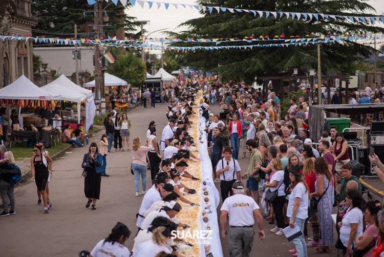 Desafío superado: El tradicional strudel alcanzó los 100.5 metros