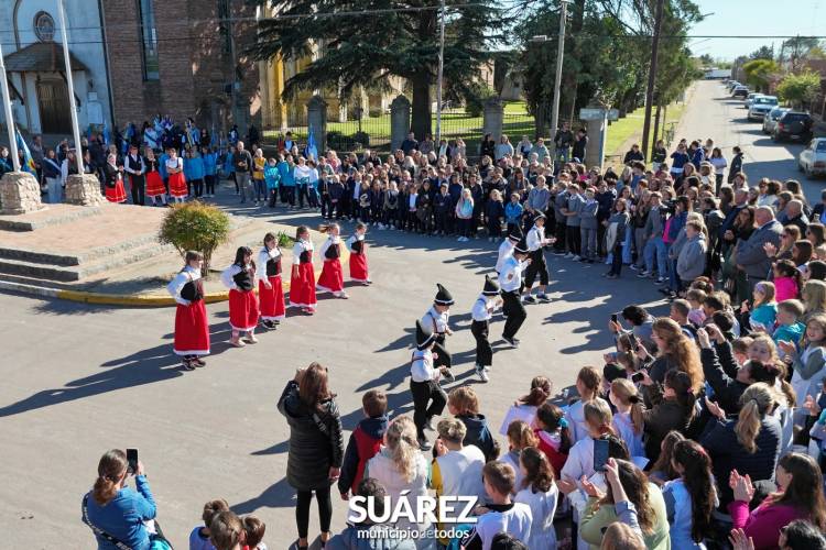 Vecinos e instituciones de Pueblo Santa María celebraron el 138° aniversario de la comunidad