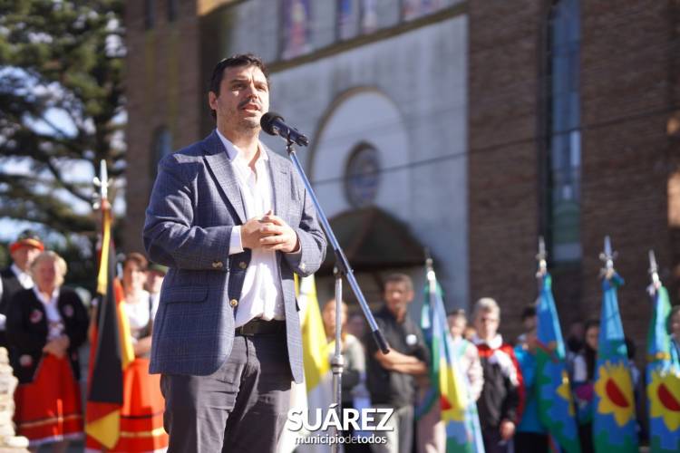 Vecinos e instituciones de Pueblo Santa María celebraron el 138° aniversario de la comunidad