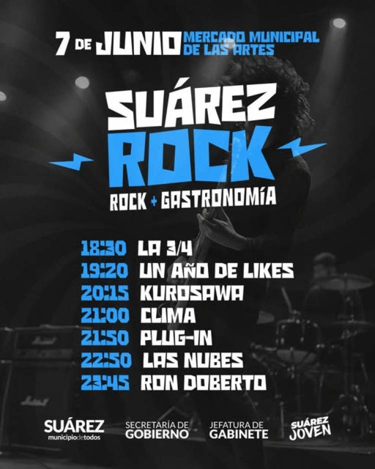 Cuenta regresiva para el evento de rock más importante de Suárez