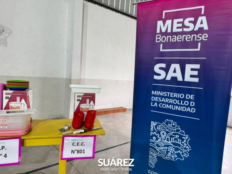 El Servicio Alimentario Escolar entregó nuevo equipamiento a comedores de Coronel Suárez