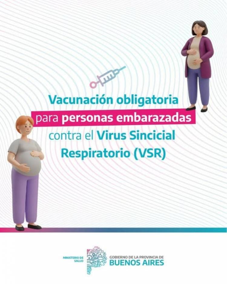 ¡Comenzó la vacunación contra el Virus Sincicial Respiratorio en toda la Provincia!