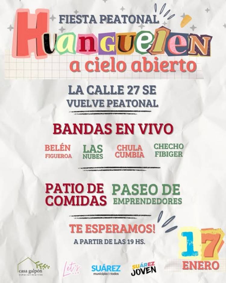 Se viene la primera edición de HUANGUELÉN A CIELO ABIERTO