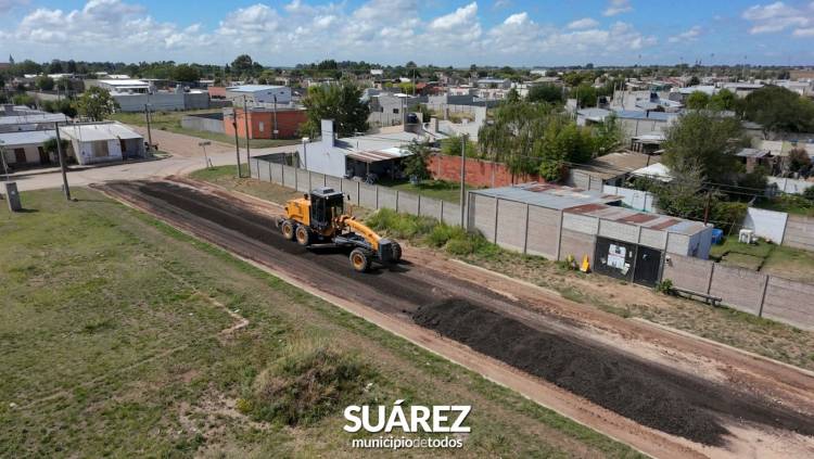 Avanza el plan de mejoramiento de calles de tierra en el distrito