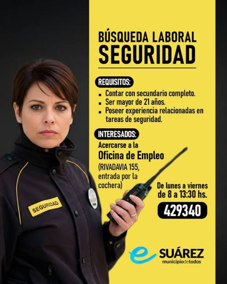 Búsqueda Laboral – Seguridad
