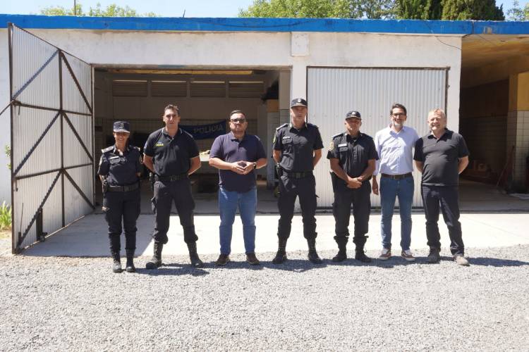 Inauguración del Taller Municipal de la Policia Comunal