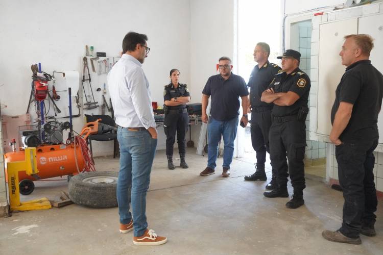Inauguración del Taller Municipal de la Policia Comunal