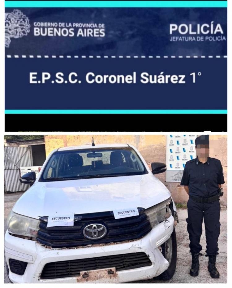 Parte de Prensa Policial: Jefatura de Policía de Seguridad Comunal de Coronel Suárez