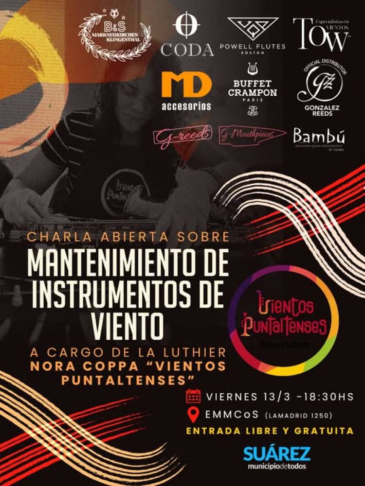 Charla abierta sobre mantenimiento de instrumentos de viento