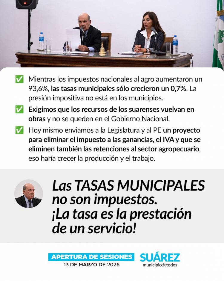 En Suárez no frenamos: aún en tiempos difíciles trabajamos para todos nuestros vecinos