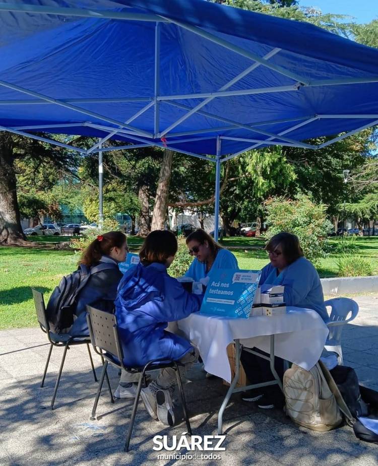 Cuidar la salud también es prevenir: se realizó una jornada gratuita de testeos en Plaza San Martín
