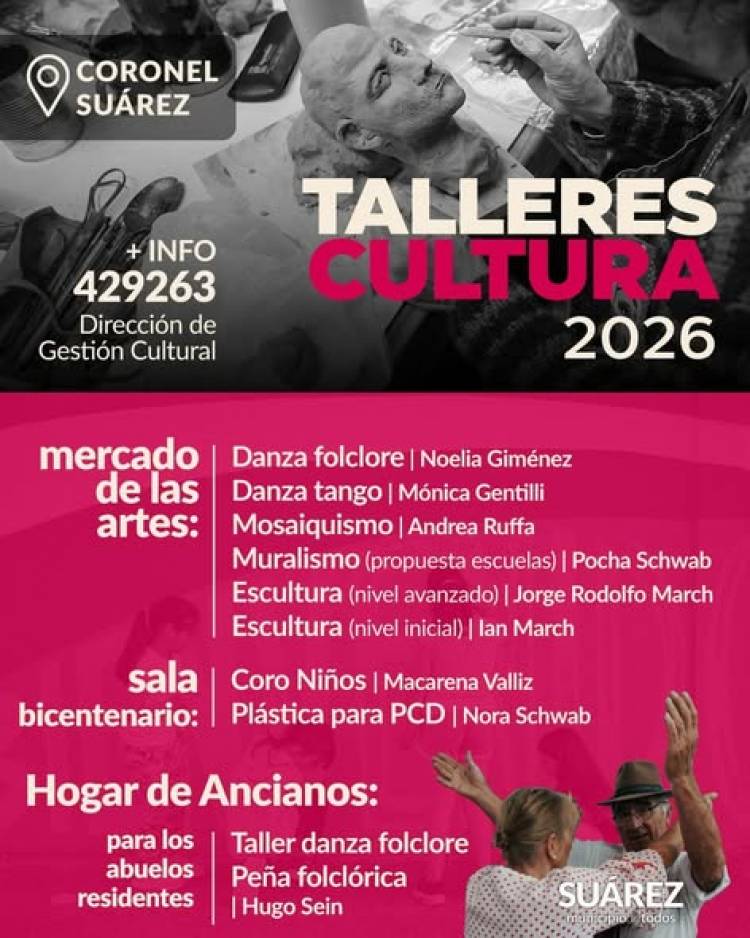 Sumate a los Talleres Culturales 2026