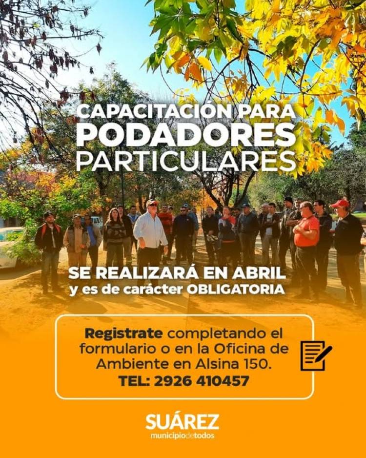 Capacitación anual para podadores del distrito 2026