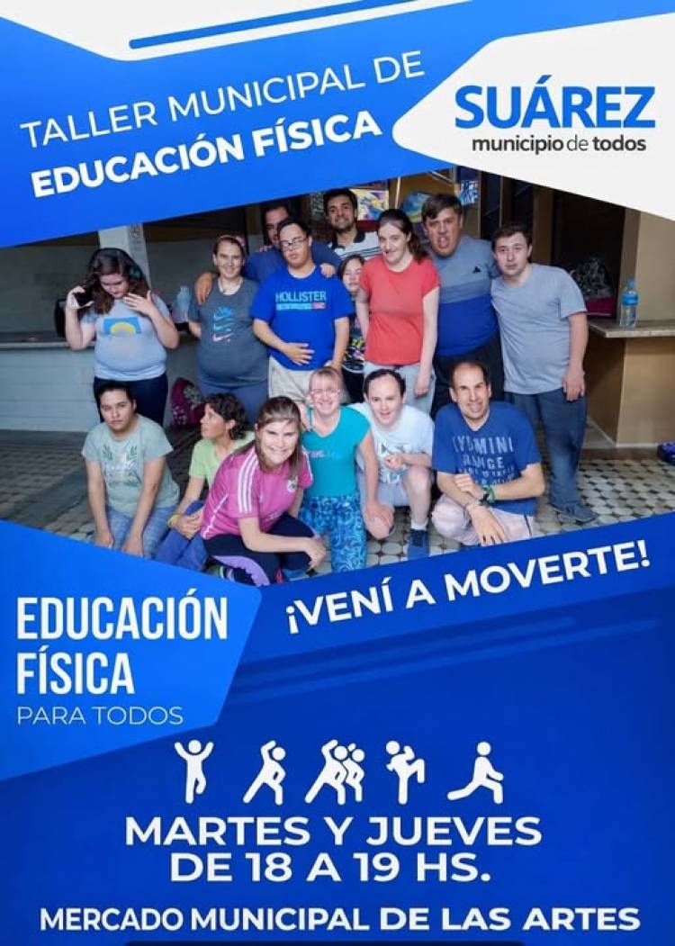 Taller Municipal de Educación Física para personas con discapacidad