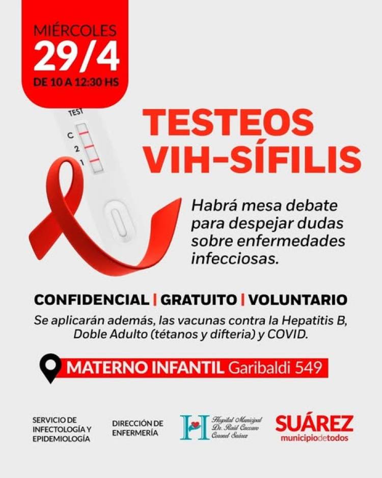 Jornada de Testeos VIH – Sífilis