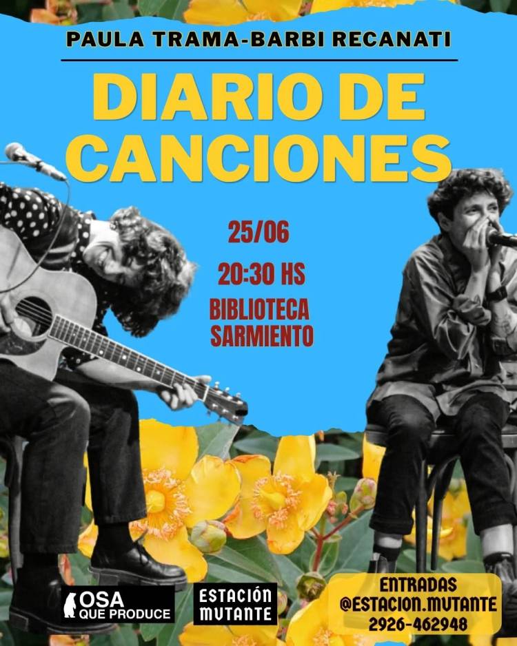 Diario de Canciones en la Biblioteca Sarmiento