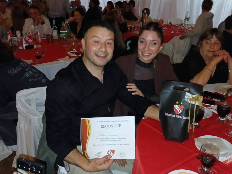 Independiente de pueblo San José celebró sus 88 años de vida con una gran cena y distinciones