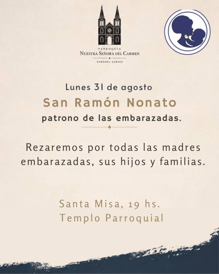 Misa por San Ramón Nonato: bendición y oración por las embarazadas