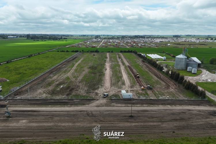 ¡La playa de camiones va tomando forma! Una obra estratégica para el futuro de Coronel Suárez