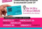 Vacunate Suarez: Se entregarán las credenciales que certifican la vacunación Covid-19⠀