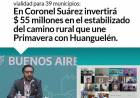 La Provincia presentó contratos de obras de vialidad para 39 municipios