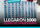 ¡MÁS VACUNAS MÁS ESPERANZA: LLEGARON 1000 DOSIS DE SINOPHARM!