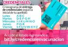 Vacunate Suárez: Llegaron 1000 nuevas credenciales de personas que registran vacunación de Covid-19