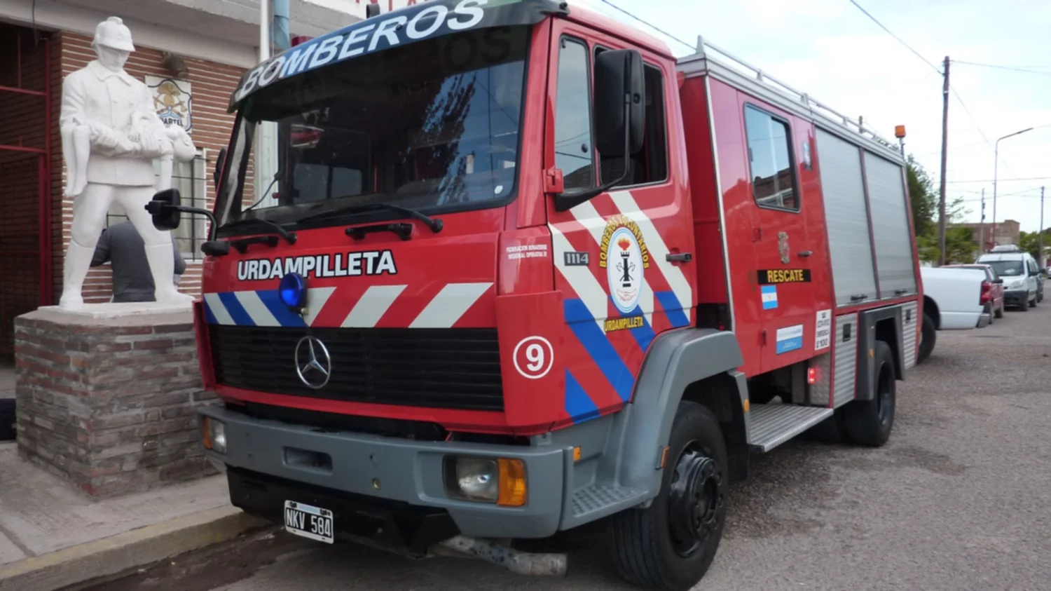 Millonaria inversión en Saavedra para los Bomberos Voluntarios