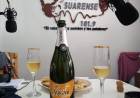 Brindamos con Amado Elorriaga y un exquisito Champagne Soigné, en FM Suarense 