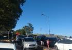 Caos en el acceso a Monte Hermoso por una protesta
