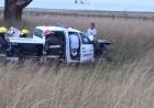 Chocaron dos camionetas en la ruta 3: tres heridos, entre ellos un comisario