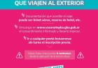 Desde hoy ya se aplica la cuarta dosis para personas viajeras