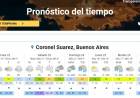 Pronóstico del tiempo oficial para Coronel Suárez y la región