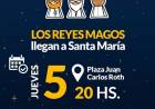 Los Reyes Magos llegan a Santa María