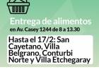 Entrega de aimentos del mes de febrero