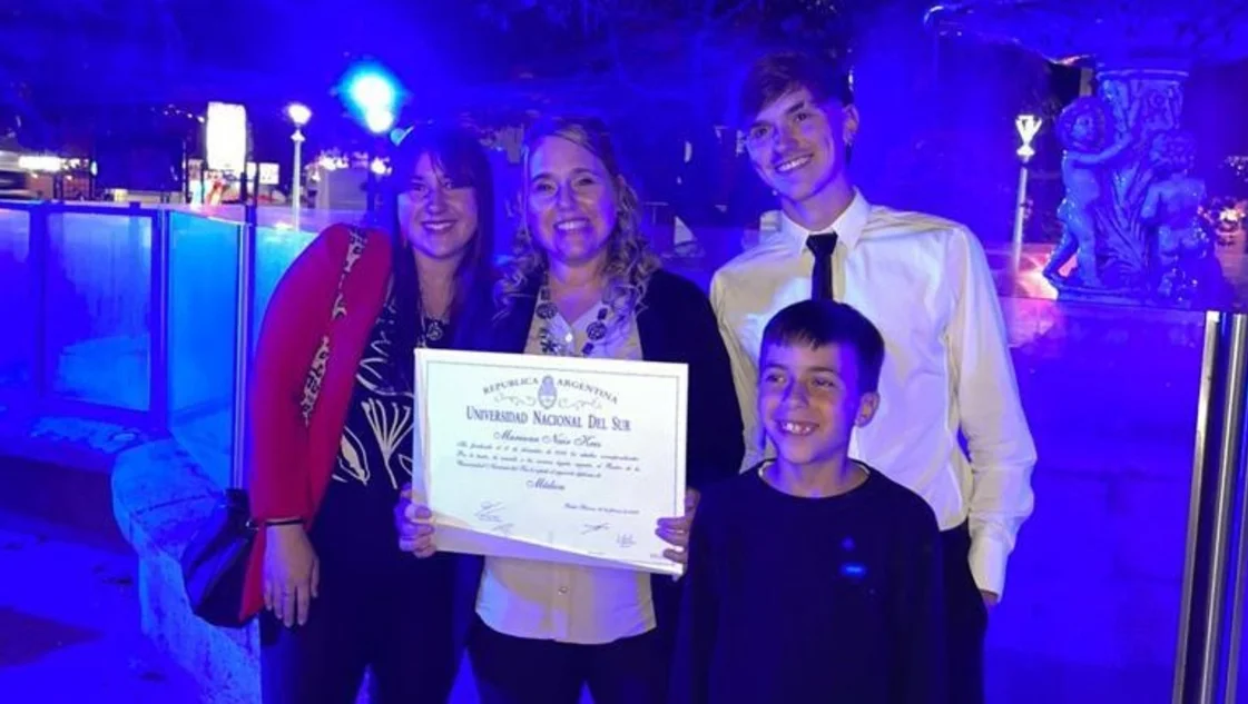 Pigüé: es enfermera, tiene tres hijos y se recibió de Médica en la UNS