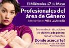 Profesionales del área de Género atenderán en Villa La Arcadia
