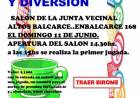 Chocolate, bingo y diversión en Salón de Altos Balcarce