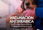 Campaña de vacunación antirrábica en Santa María