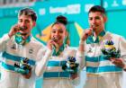 Dos medallas de plata y tres de bronce para Argentina en los Panamericanos