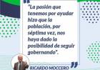 Ricardo Moccero juró por su pueblo y en memoria de su padre, Domingo Moccero
