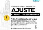 Moccero analizó cómo las políticas de ajuste de Milei atentan directamente contra nuestro Municipio