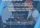 Cursos GRATUITOS de Auxiliar en diseño y montaje de energías renovables