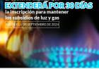 El Gobierno anunció que extenderá por 30 días la inscripción para mantener los subsidios de luz y gas
